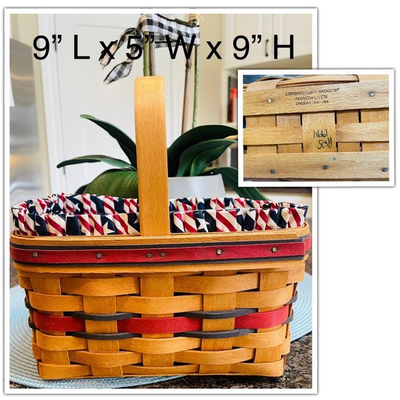LOT OF 10 Longaberger Baskets (See Individual Pictures)